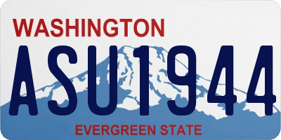 WA license plate ASU1944