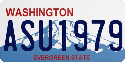 WA license plate ASU1979