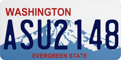 WA license plate ASU2148