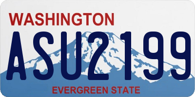 WA license plate ASU2199