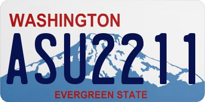 WA license plate ASU2211