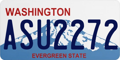 WA license plate ASU2272