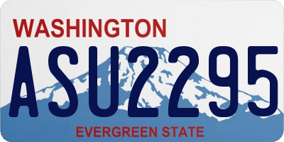 WA license plate ASU2295