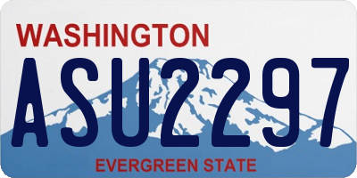 WA license plate ASU2297