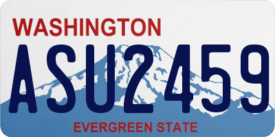 WA license plate ASU2459