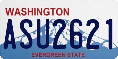 WA license plate ASU2621