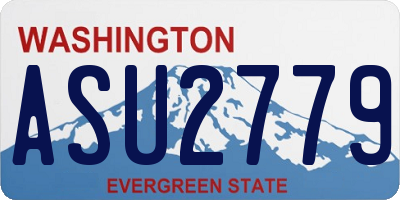 WA license plate ASU2779