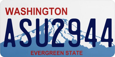 WA license plate ASU2944