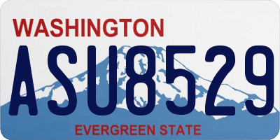 WA license plate ASU8529