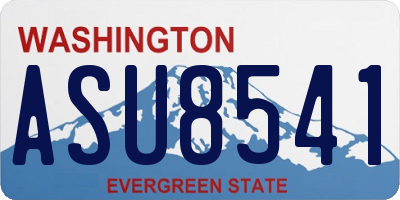 WA license plate ASU8541