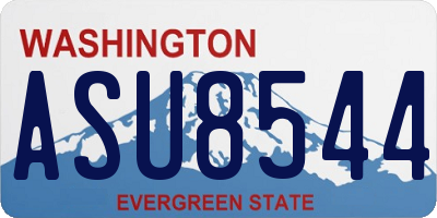 WA license plate ASU8544