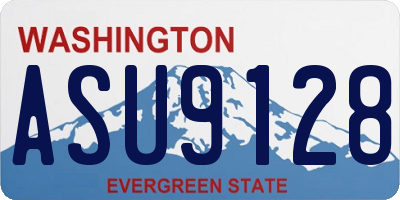 WA license plate ASU9128