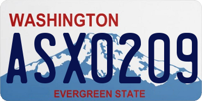 WA license plate ASX0209