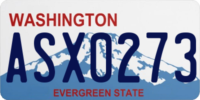 WA license plate ASX0273