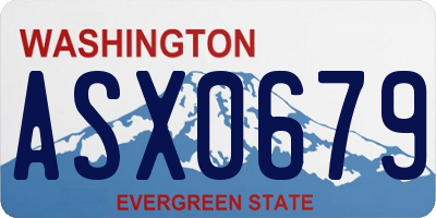 WA license plate ASX0679