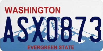 WA license plate ASX0873