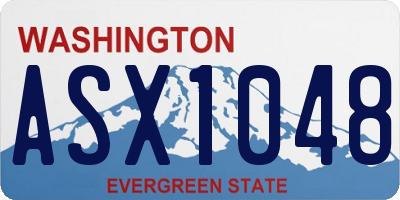 WA license plate ASX1048
