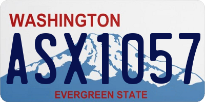 WA license plate ASX1057