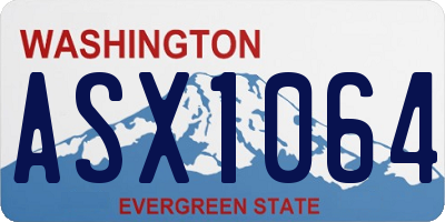 WA license plate ASX1064