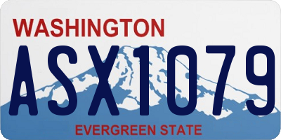 WA license plate ASX1079