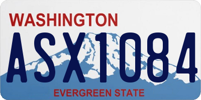 WA license plate ASX1084