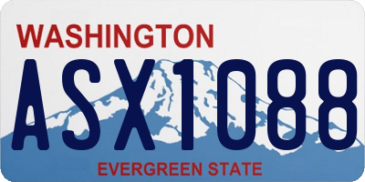 WA license plate ASX1088