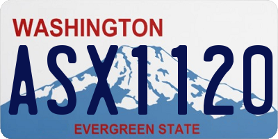 WA license plate ASX1120