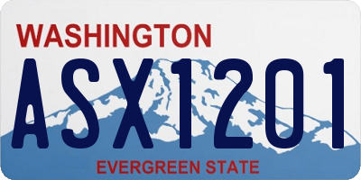 WA license plate ASX1201