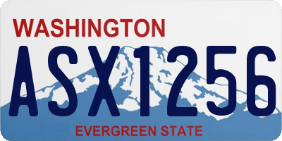 WA license plate ASX1256