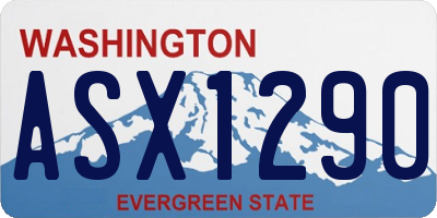 WA license plate ASX1290
