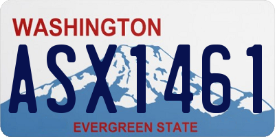 WA license plate ASX1461