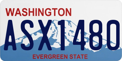 WA license plate ASX1480