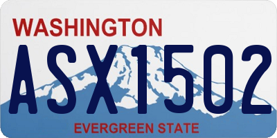 WA license plate ASX1502