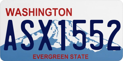WA license plate ASX1552
