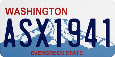 WA license plate ASX1941