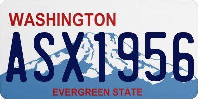 WA license plate ASX1956