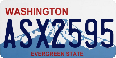 WA license plate ASX2595