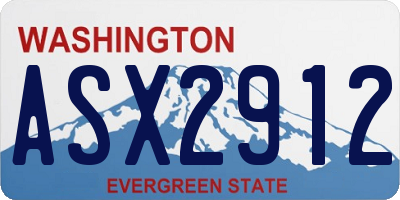 WA license plate ASX2912