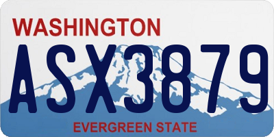 WA license plate ASX3879