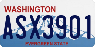 WA license plate ASX3901