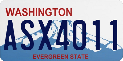 WA license plate ASX4011