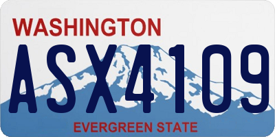 WA license plate ASX4109