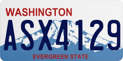 WA license plate ASX4129