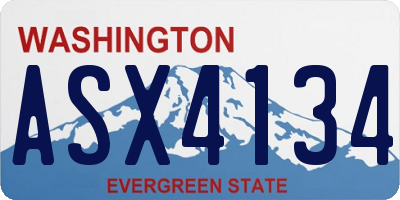 WA license plate ASX4134