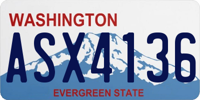 WA license plate ASX4136