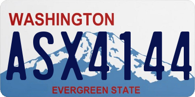 WA license plate ASX4144