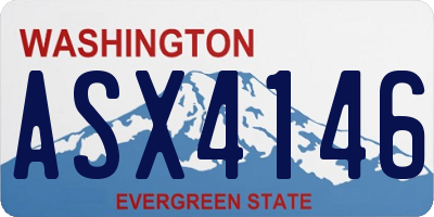 WA license plate ASX4146