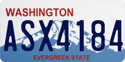 WA license plate ASX4184