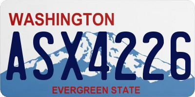 WA license plate ASX4226