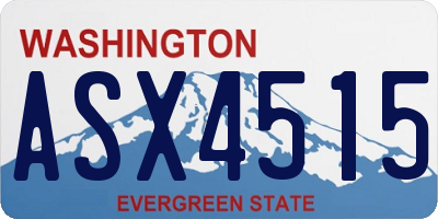 WA license plate ASX4515